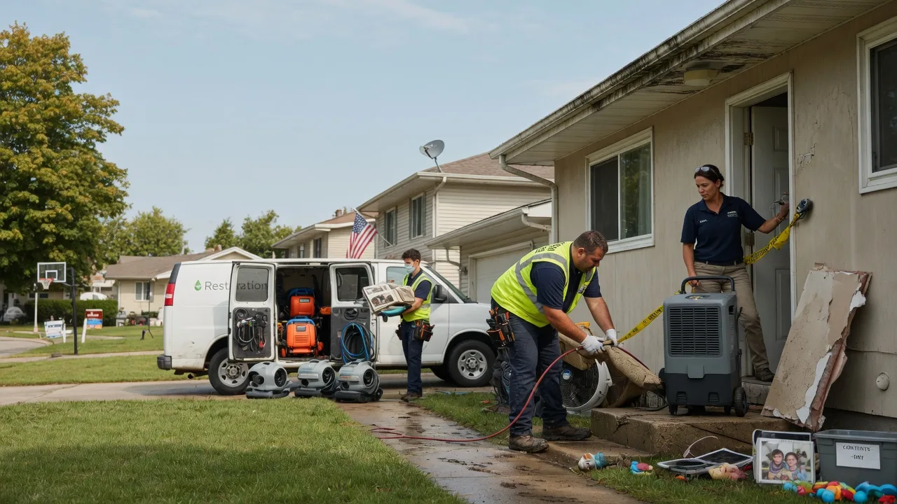 Water Damage Restoration in Swisher, IA near me